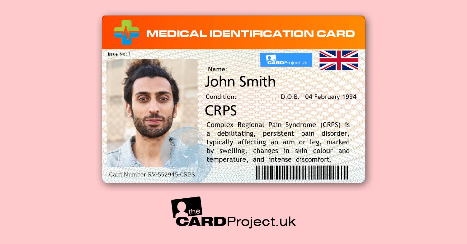 CRPS Premium Photo Medical ID Card 